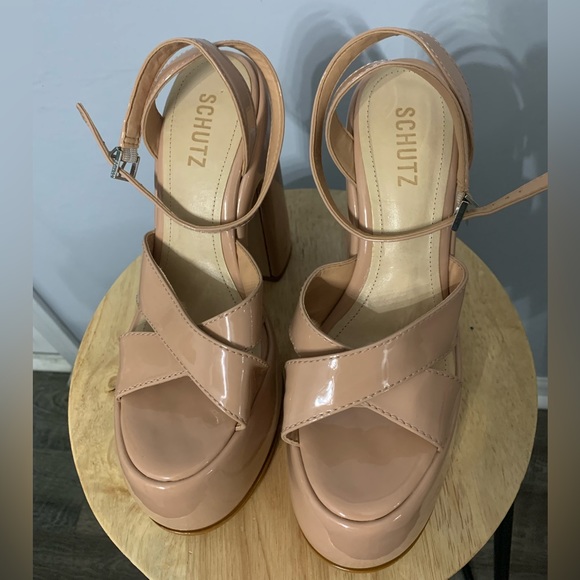 Schutz Chunky Heels - Picture 2 of 7